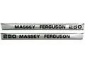 Bonnet Decal Set for Massey Ferguson 250 Tractors