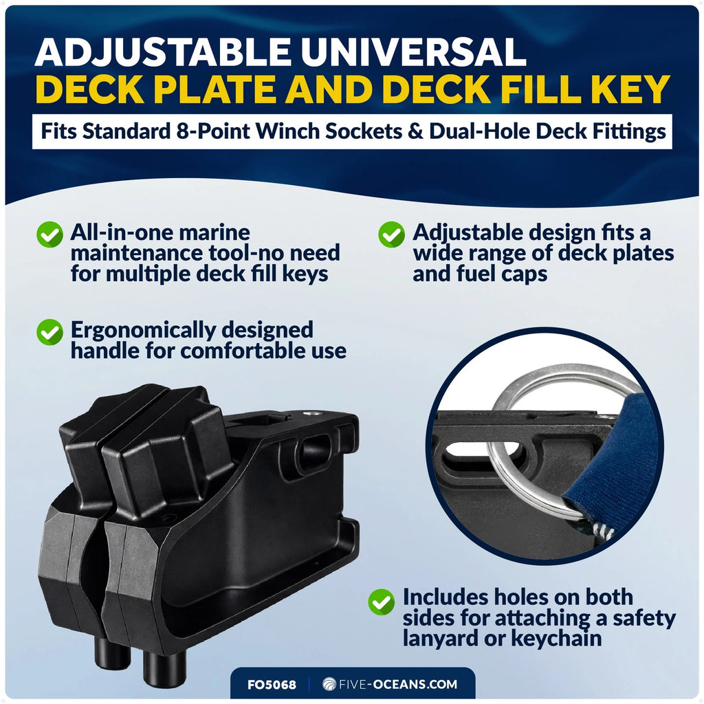 Adjustable Deck Plate and Fill Key for Universal Applications (FO5068)
