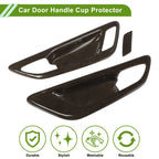 Car Door Handle Cup Protector for Toyota Alphard/Vellfire (2015–2020) Brown