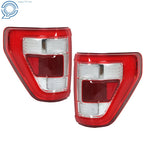 Pair LED Rear Tail Light Assembly W/Blind Spot for Ford F-150 (2021–2023)