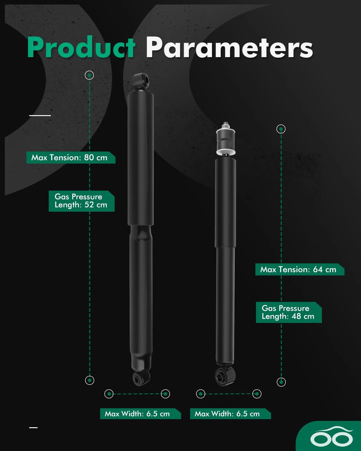 Shocks Struts for Ford F-250 F-350 Super Duty 4WD (2005–2023)
