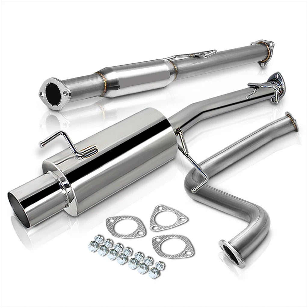 4" Tip Muffler Catback Exhaust for Honda Prelude H22/23 F23A1 (1992–1996)