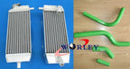 Aluminum Radiator + Hose for Kawasaki KX250F KXF250, Suzuki RMZ250 (2004)