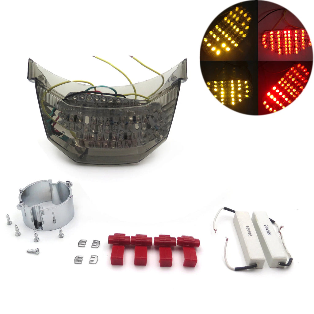 LED Tail Light Brake Light with Turn Signals for Yamaha FZ6 Fazer 600 (2004–2014)