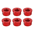 6x Rear Sprocket Nuts M10 x 1 Red for Ducati Panigale V2 V4 V4S 1199 1299 (2012–2024)