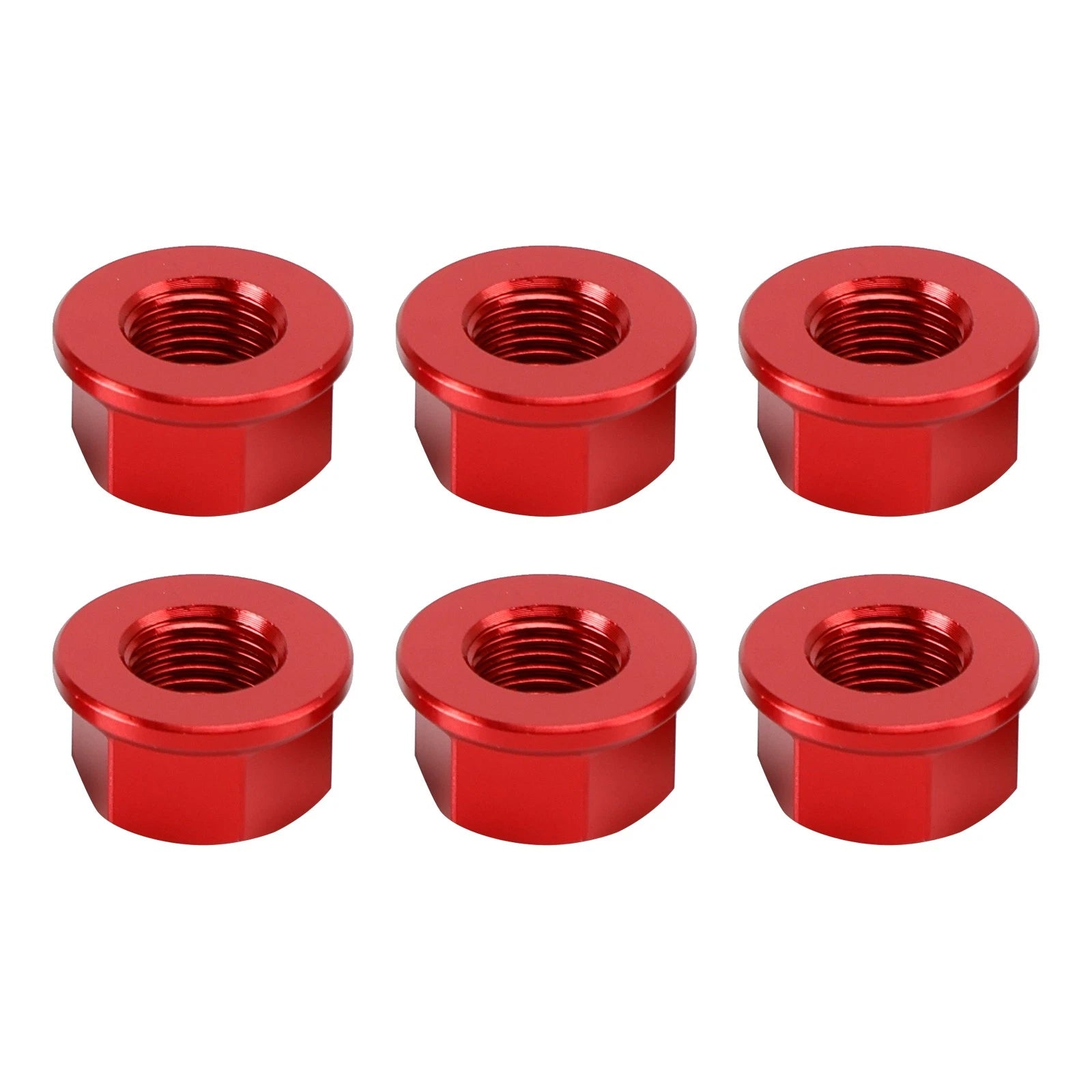 6x Rear Sprocket Nuts M10 x 1 Red for Ducati Panigale V2 V4 V4S 1199 1299 (2012–2024)