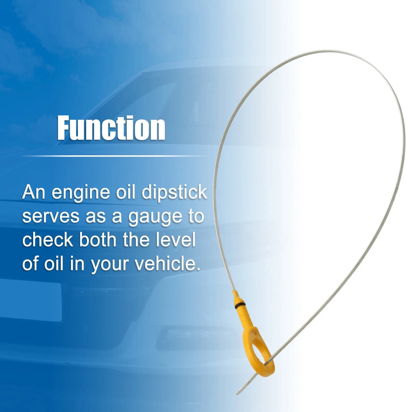 Engine Oil Fluid Level Dipstick for Toyota (GAGE SUB-ASSY No. 1530117020)