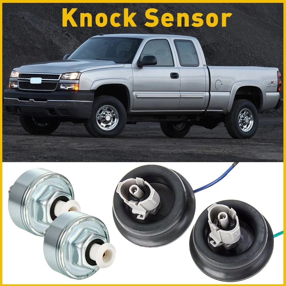 Knock Sensor w/Harness for Chevy GMC 1500 2500 4.8/5.3/6.0L (2002–2007)