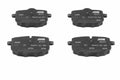 Set of 4 Rear Disc Brake Pads for BMW M3, M4, X4, X3, M2 (34208093728)