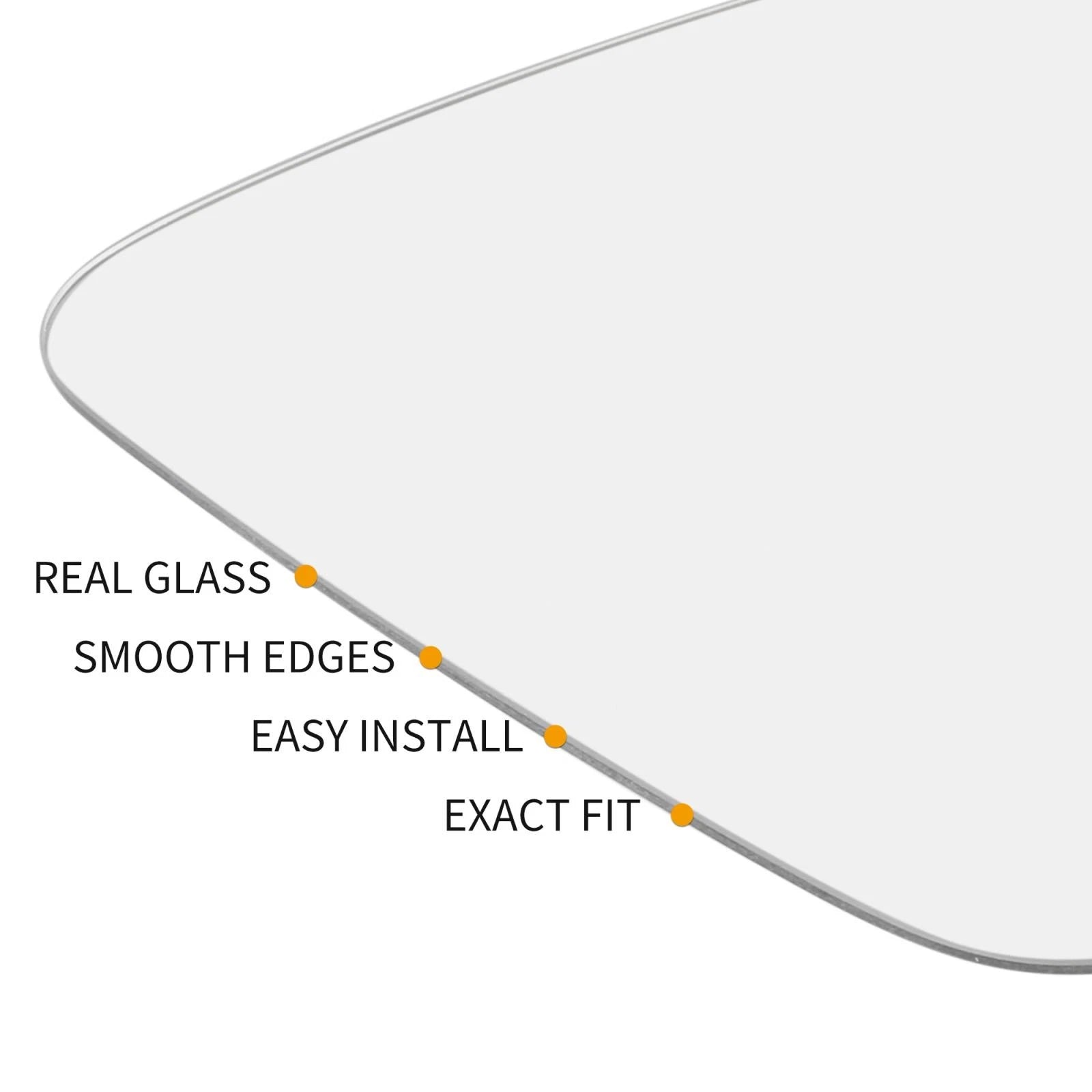 Car Mirror Glass Right Passenger Side RH for Volkswagen CC (2009–2017)