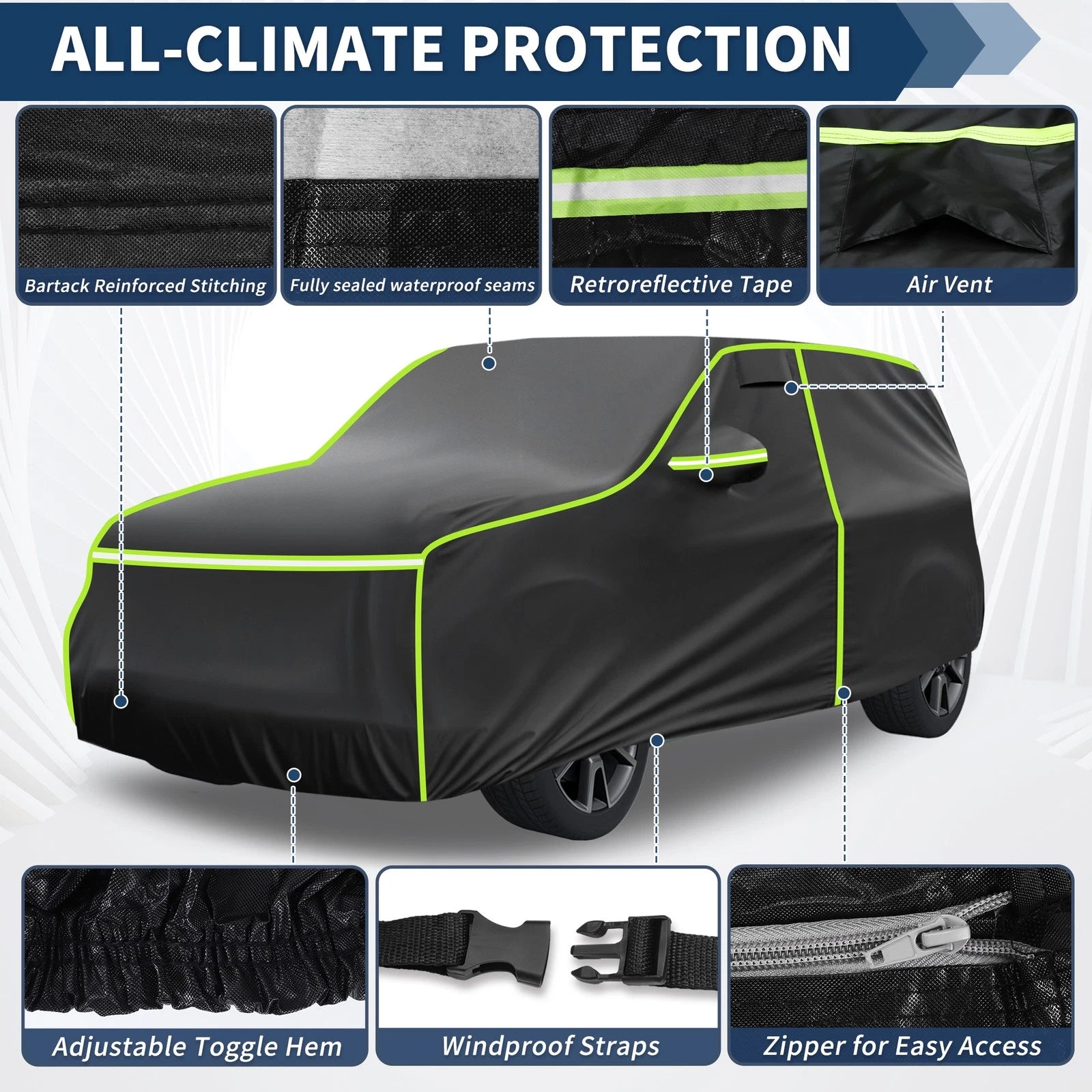 Waterproof All Weather Car Cover for Kia Soul (2010–2023)
