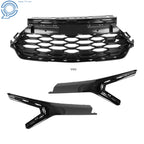 Painted Upper Radiator Grille Gloss Black for Chevrolet Trailblazer RS (2024–2026)