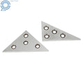 Set of 2 Angle Blocks for Machinist Plate (Precision, 90 Degree)
