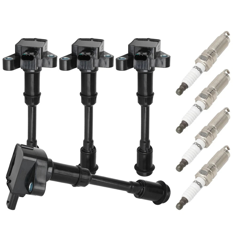 Set of 4 Ignition Coil Spark Plugs for Ford Escape (2013–2016) Transit Connect (2014–2016)