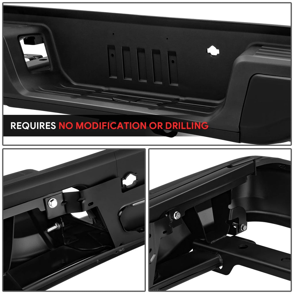 Rear Bumper Assembly for Ford Ranger (2019–2023) - Black, Towing Package