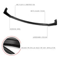 3Pc Front Bumper Lip Splitter for Toyota Sienna (2011–2015) Matte Black