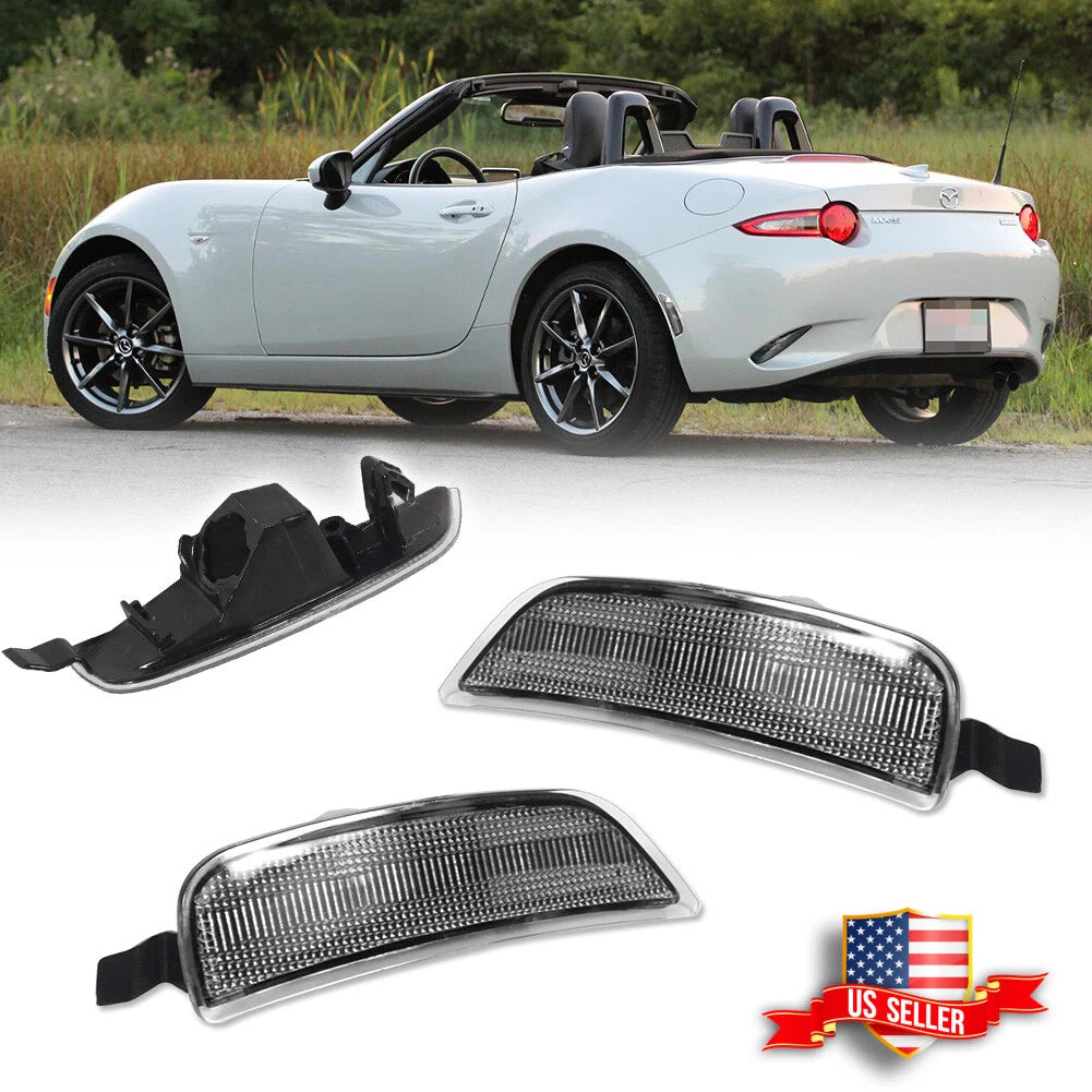 Clear Rear Side Marker Light for Mazda MX-5 Miata Fiat 124 Spider (2016–2023)