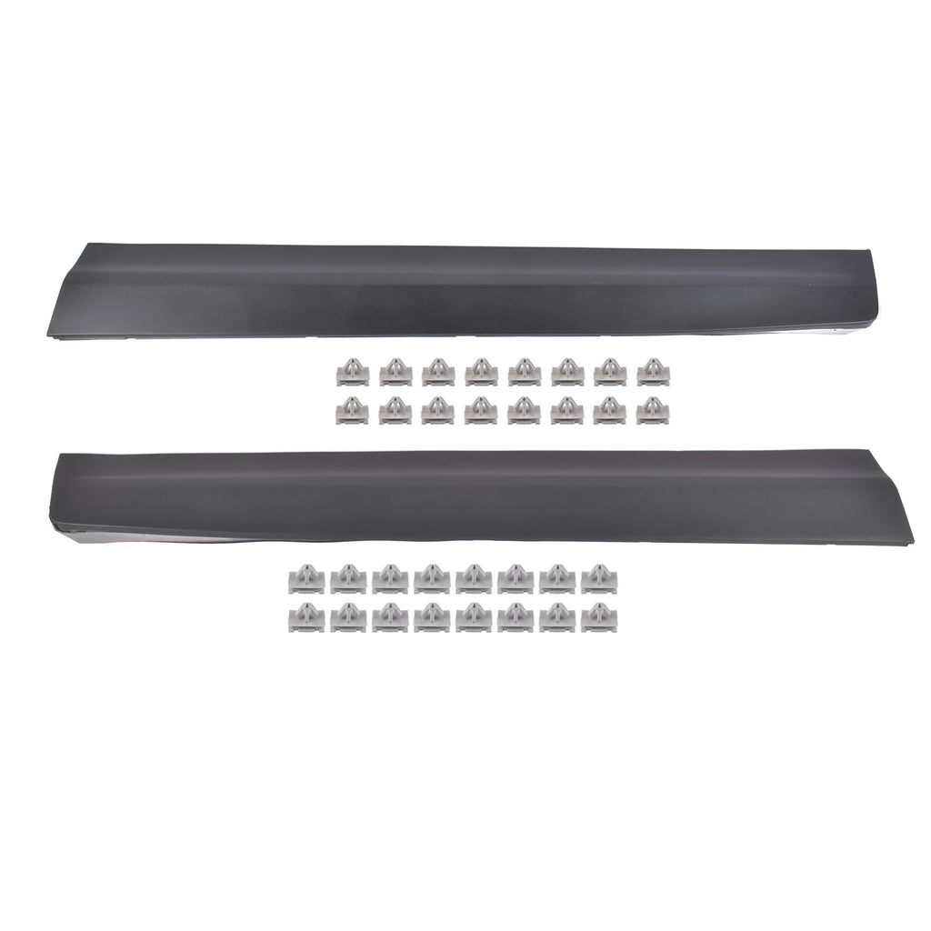 2X Front Lower Door Trim Molding for Cadillac XT5 (2017–2025) Black