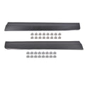 2X Front Lower Door Trim Molding for Cadillac XT5 (2017–2025) Black