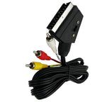 AV Cable 1.5m Scart Male to RCA Female for DVD Receiver TV