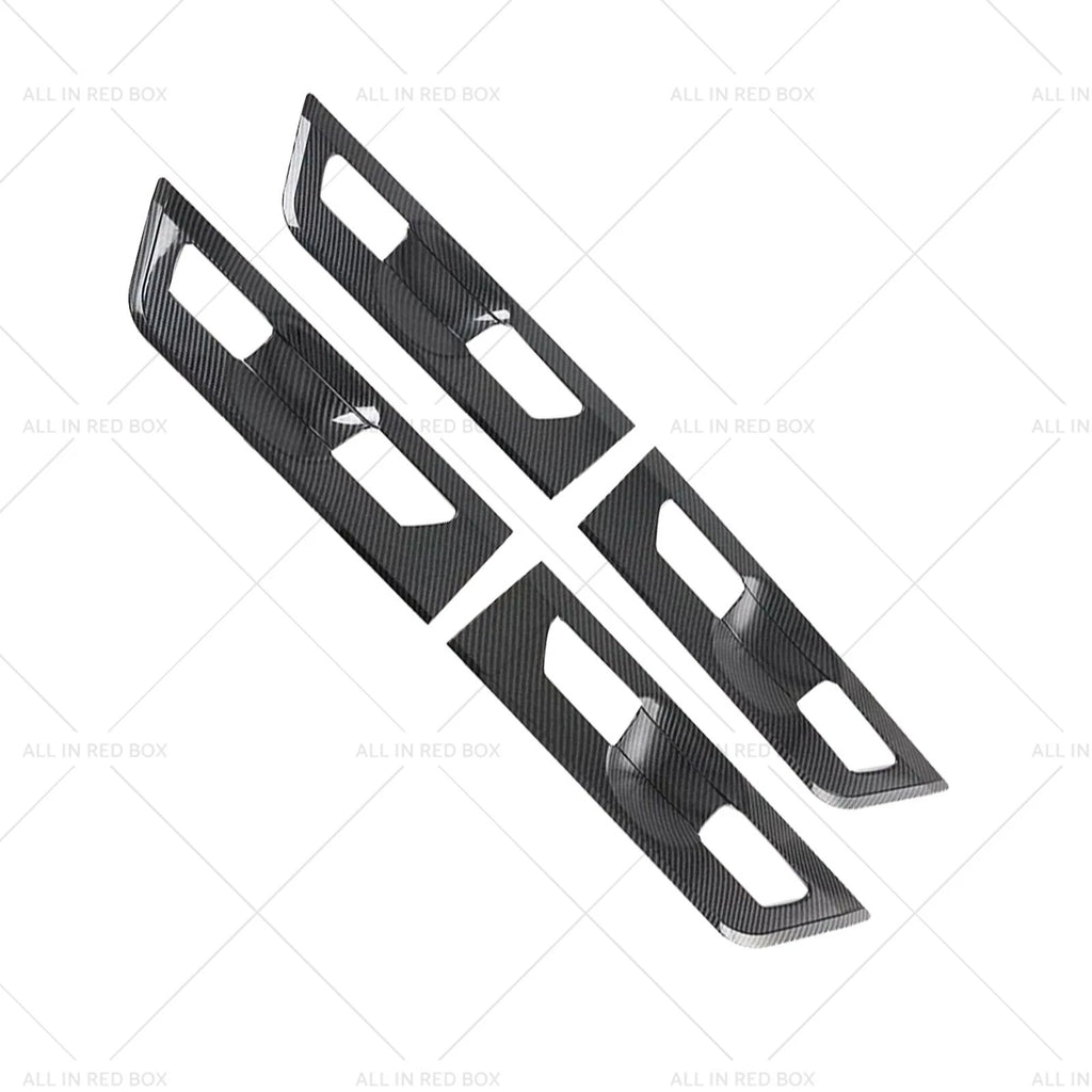 Carbon Fiber Door Handle Bowl Cover Trim for Kia Carnival (2022–2023)