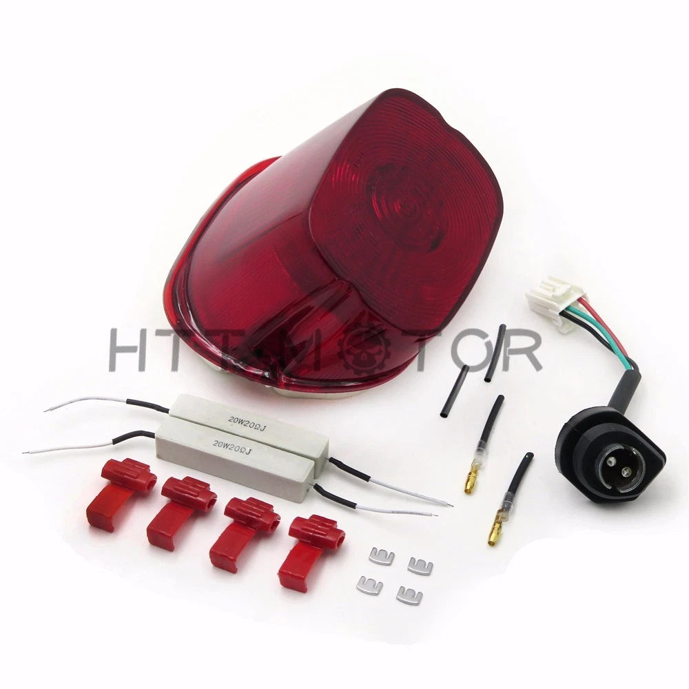 Red LED Tail Light for Harley Sportster Softail Dyna Electra