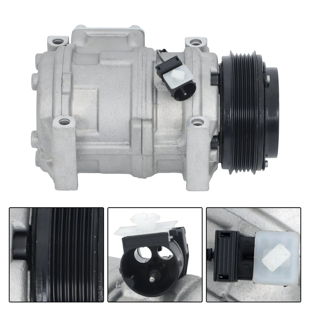 A/C Compressor with Clutch for BMW 323i 325i 328i 525i 530i 740i 750iL 840Ci 850i (1990–2005)