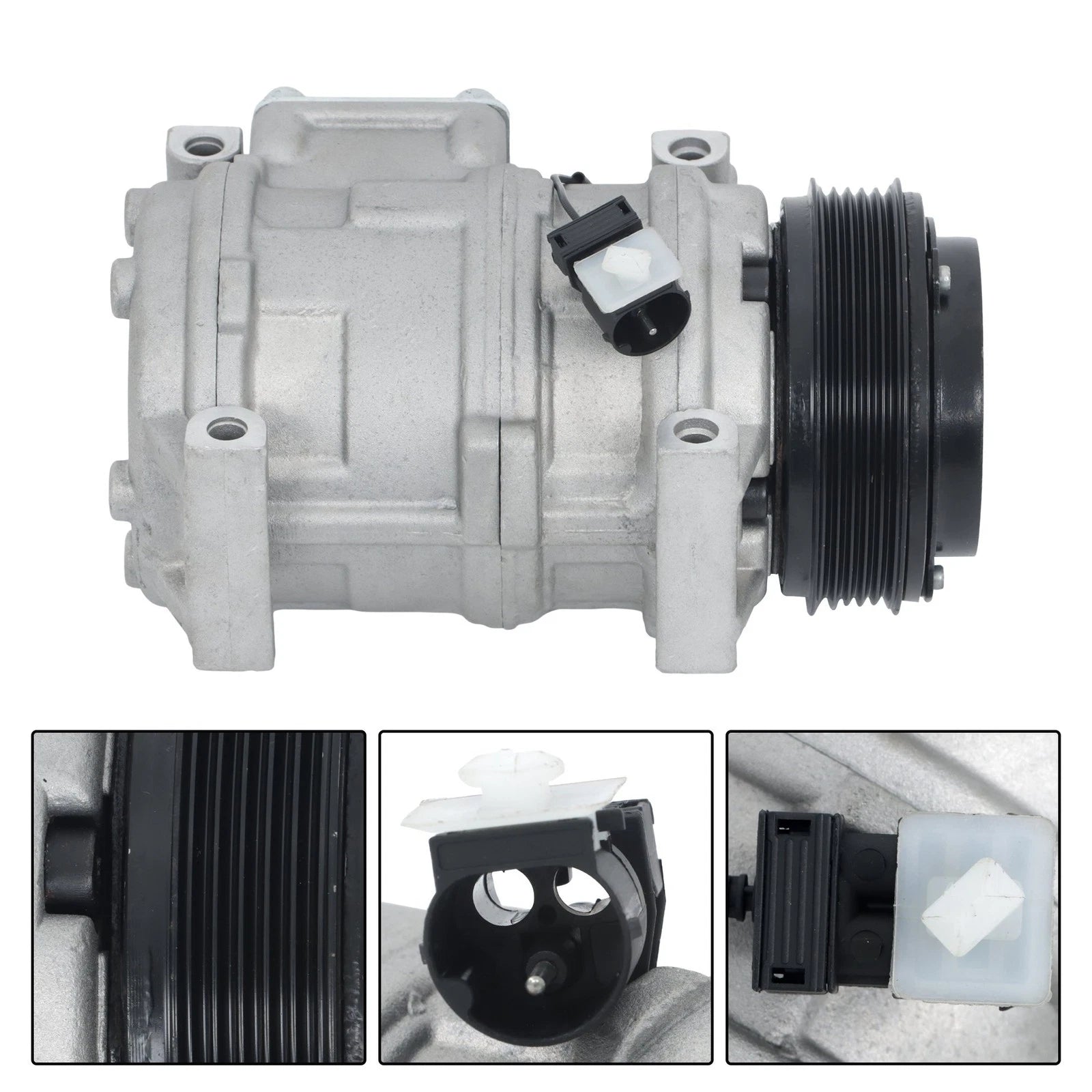 A/C Compressor with Clutch for BMW 323i 325i 328i 525i 530i 740i 750iL 840Ci 850i (1990–2005)