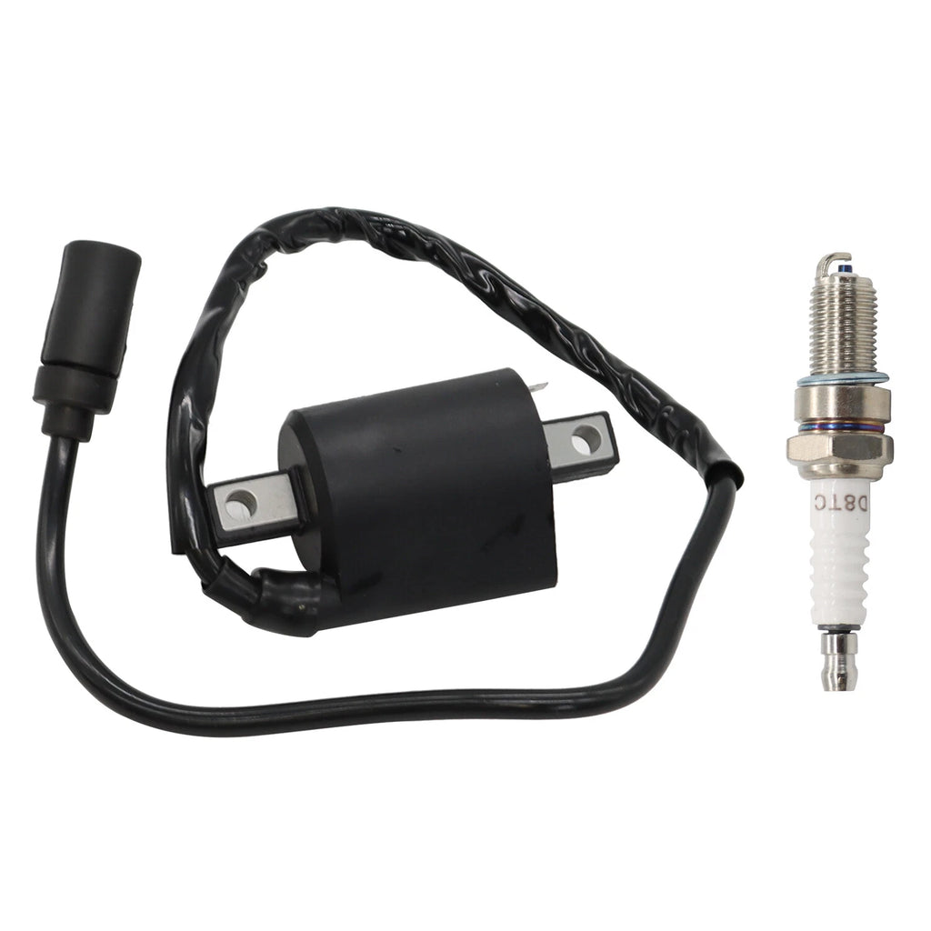 Ignition Coil and Spark Plug for Yamaha Golf Cart G2 G5 G8 G9 G11 G14 (1990–2006)