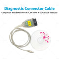 Diagnostic Connector Cable for BMW INPA K+CAN DCAN USB Interface