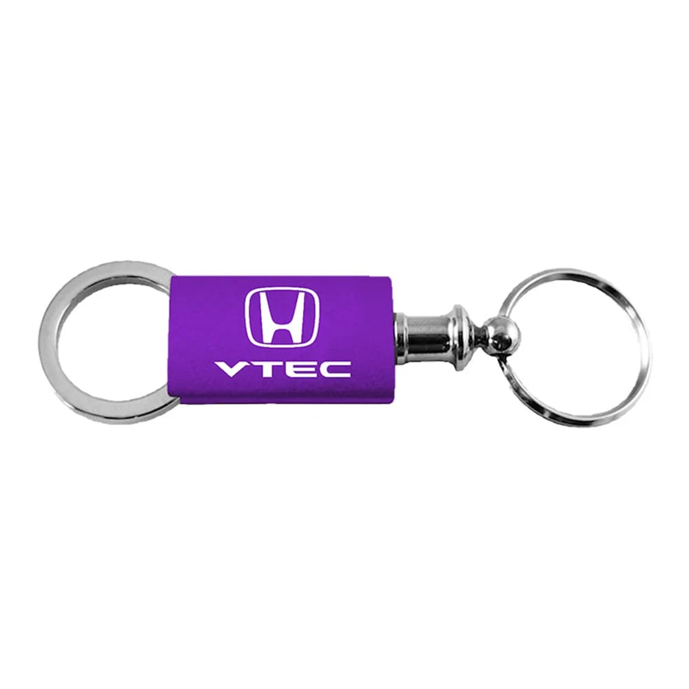Purple Anodized Aluminum Valet Keychain - Officially Licensed for Honda VTEC