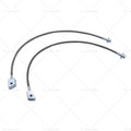 2X Extended Braided Brake Lines for Nissan Patrol GQ GU Y60 Y61 (1988–2007)