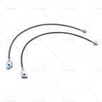 2X Extended Braided Brake Lines for Nissan Patrol GQ GU Y60 Y61 (1988–2007)