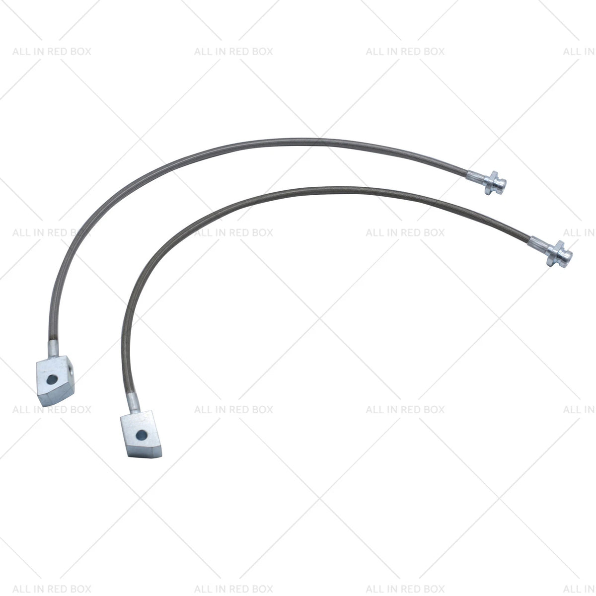 2X Extended Braided Brake Lines for Nissan Patrol GQ GU Y60 Y61 (1988–2007)