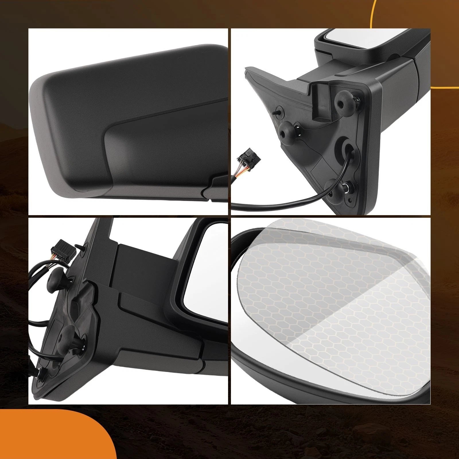 Heated Right Passenger Mirror for Jeep Commander (2006-2010)