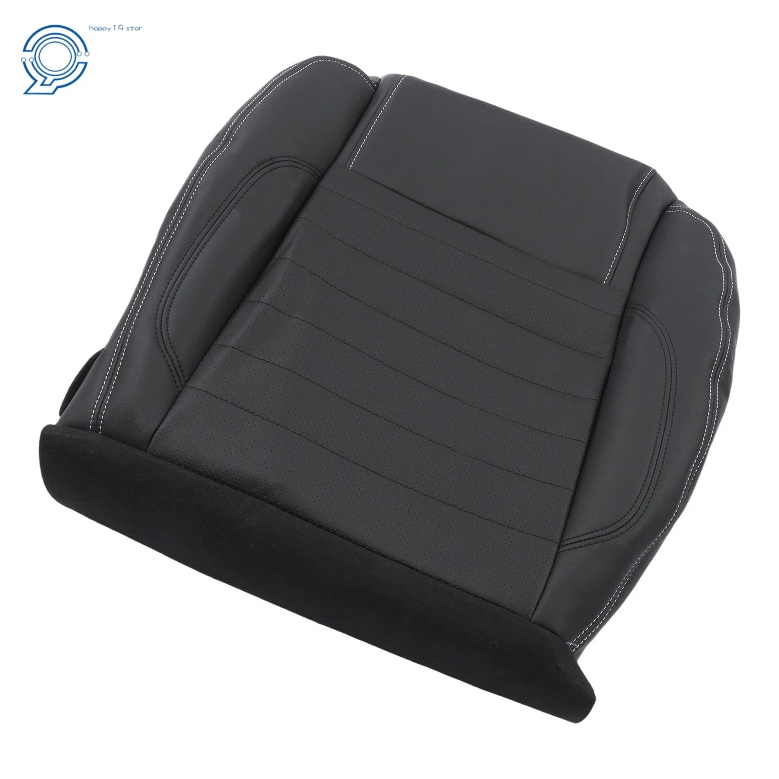 Leather Perforated Driver Side Bottom Seat Cover for Ford Mustang GT (2010-2014)
