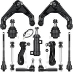 Front Control Arms Ball Joints Tie Rod for Chevy Silverado GMC Sierra (2007–2014)