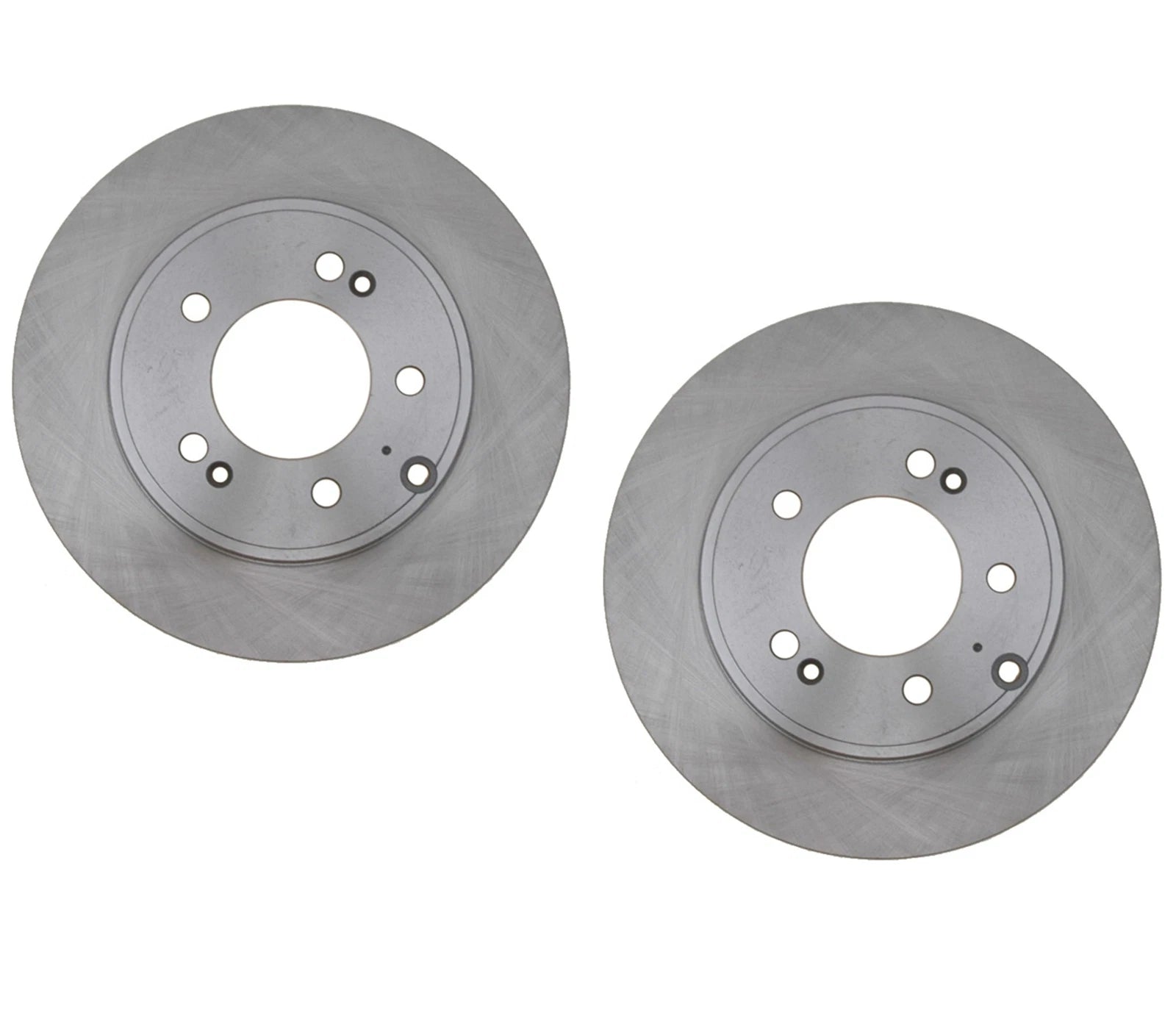 Set of 2 Solid Rear Disc Brake Rotors Dia 282 mm for Kia Optima