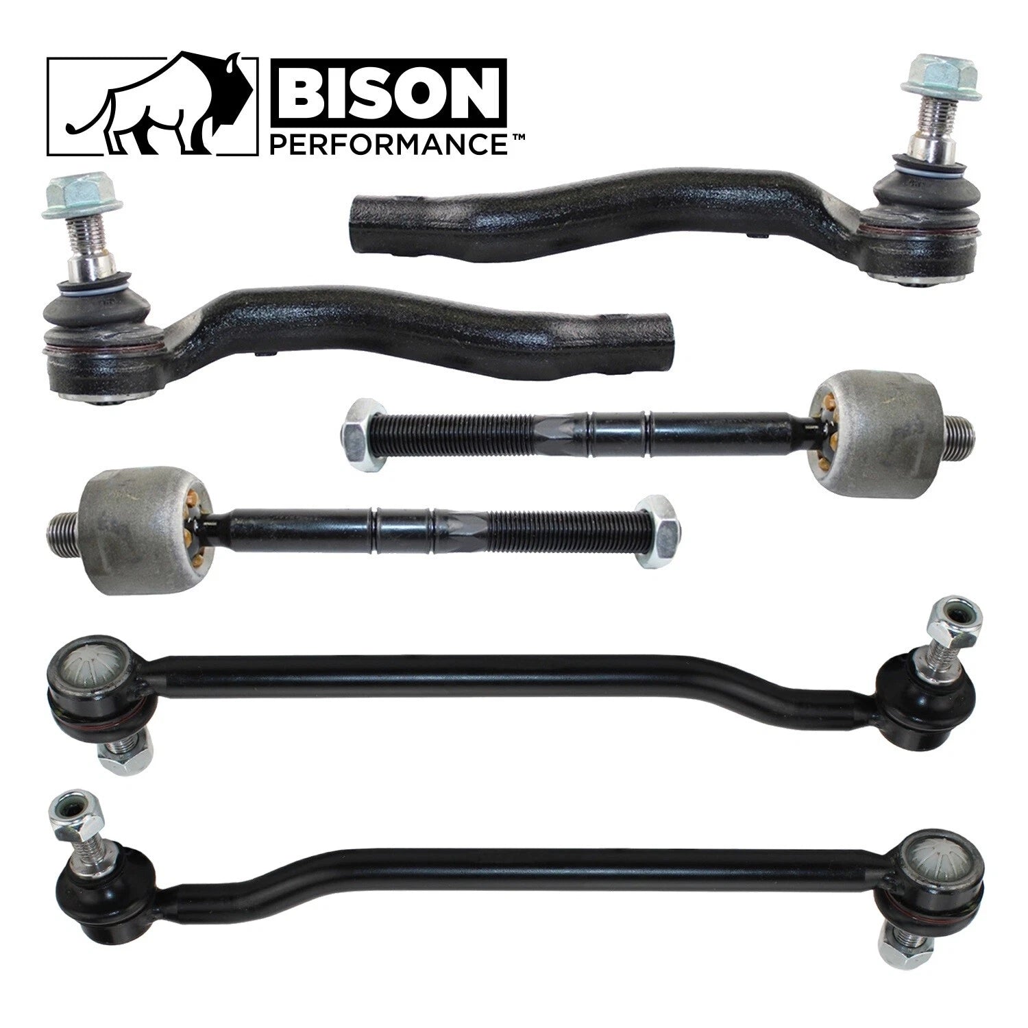 6pc Front Sway Bar Link Tie Rod End Kit for Mercedes-Benz S203 W203 (2001–2007)