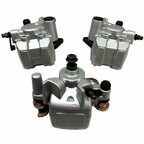 Front & Rear Brake Calipers w/Pads for Yamaha Kodiak 450 YFM450 FA (2003–2004)