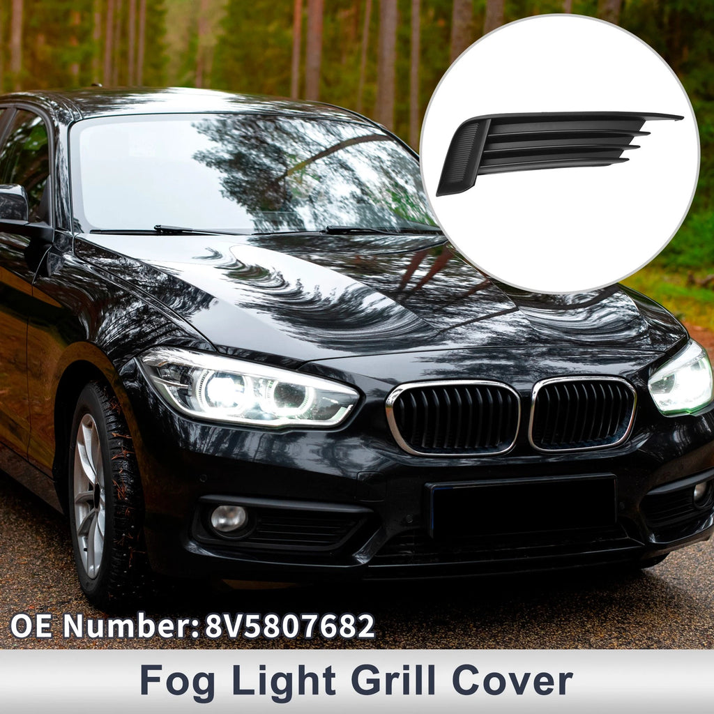 1pc Fog Light Grill for Audi A3 S3 (2013–2017) No. 8V5807682 Black