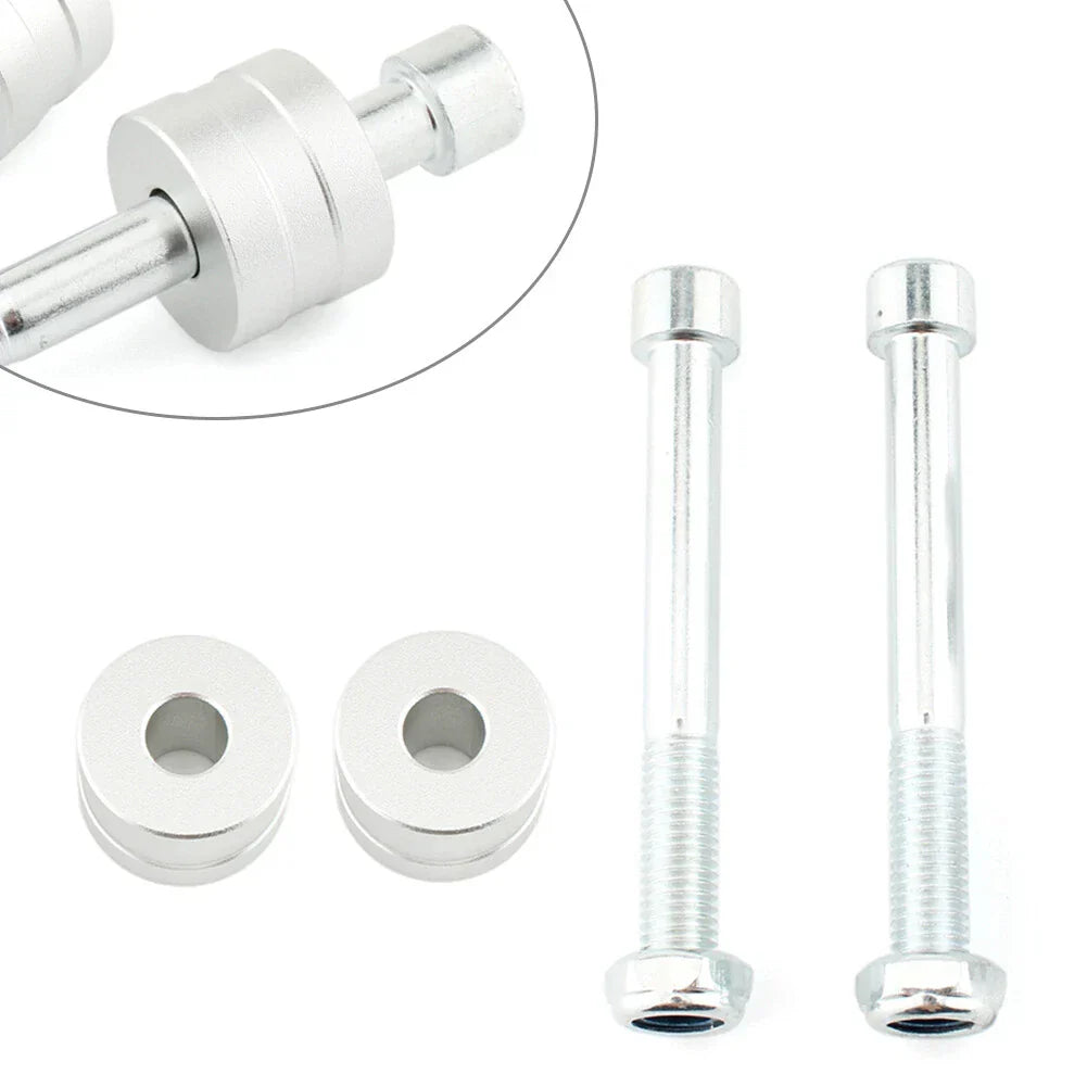 Ducati Hypermotard 1100 Handle Bar Risers Kit 2007-2009 Silver