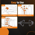 Set of 2 Internal Center Coil Strut Spring Compressors for Various Models