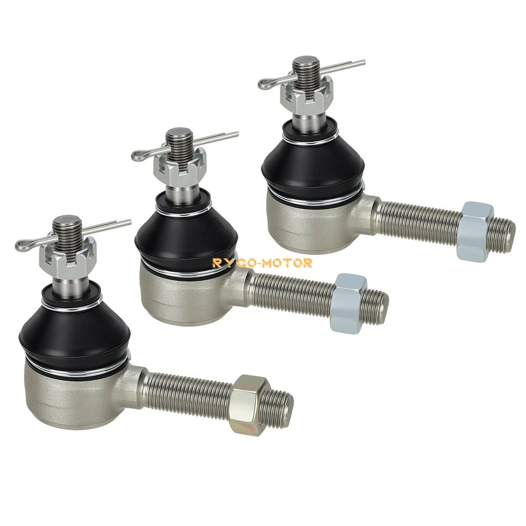 3X Tie Rod Ends for Club Car DS Golf Cart (1976–2008)