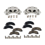2X Front Brake Kit with Calipers for Ford F250 F350 Excursion