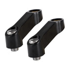 Pair M10 Plastic Mirror Riser/Extender Adapter for Right & Left Hand Thread