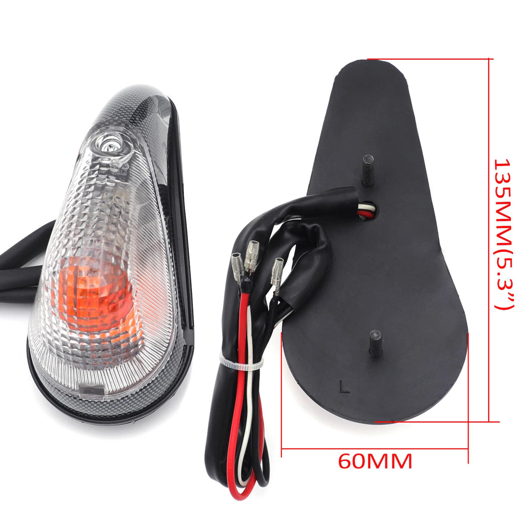 Clear Lens Euro LED Flush Mount Turn Signal for Yamaha YZF-R6S/ZZR 600 (2005–2010)