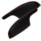 Door Panel Armrest Cover for Acura MDX (2001–2006) Carbon Red Stitch