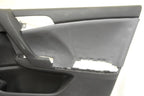 Door Panel Insert Cards for Acura TSX (2009–2014) - Gray Leather Synthetic