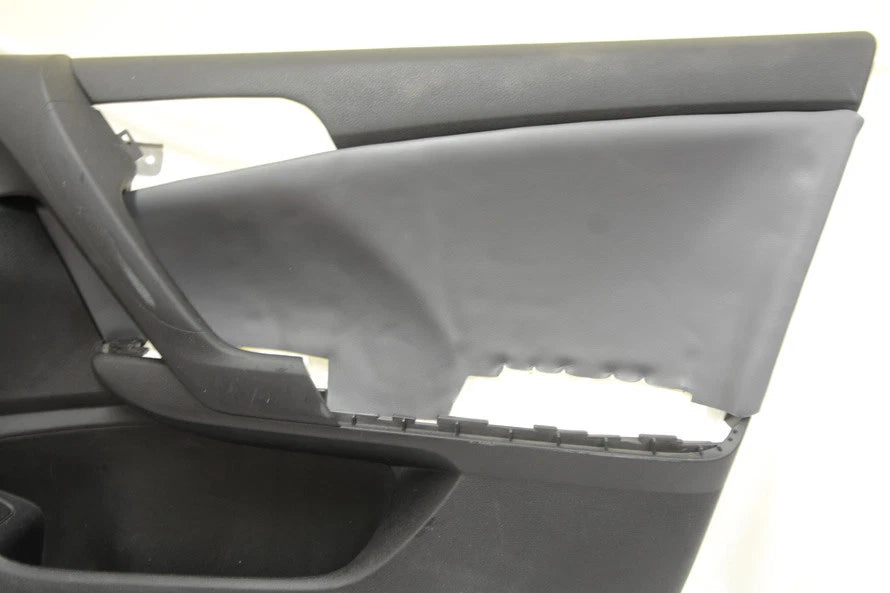 Door Panel Insert Cards for Acura TSX (2009–2014) - Gray Leather Synthetic